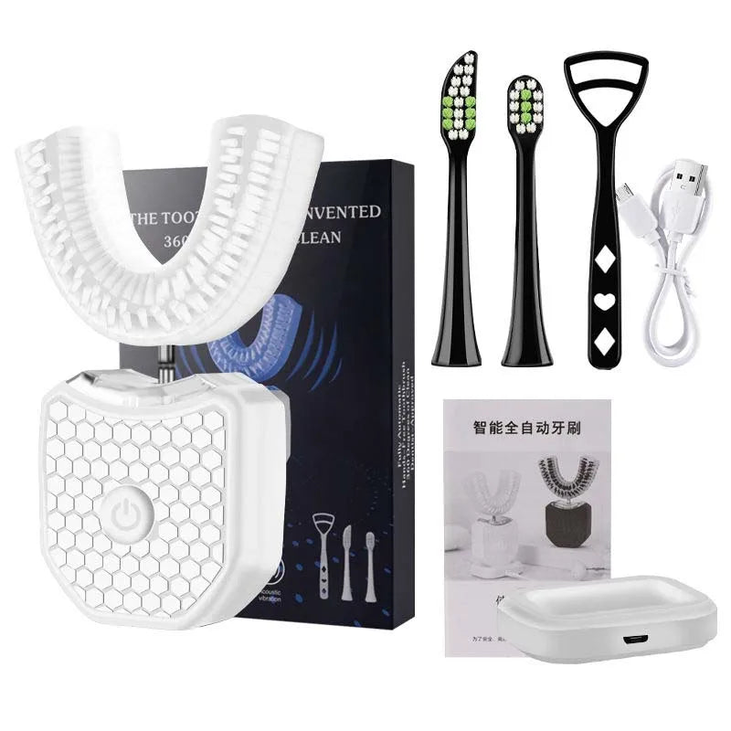 U-Shaped Electric Toothbrush | LED, USB-C, IPX7 Waterproof