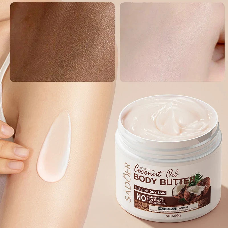 Coconut Body Butter – Deep Moisturizing Nourishing Cream 200g