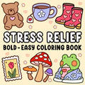 Cozy Coloring Books Adults Teens Stress Relief Creative Fun Activity