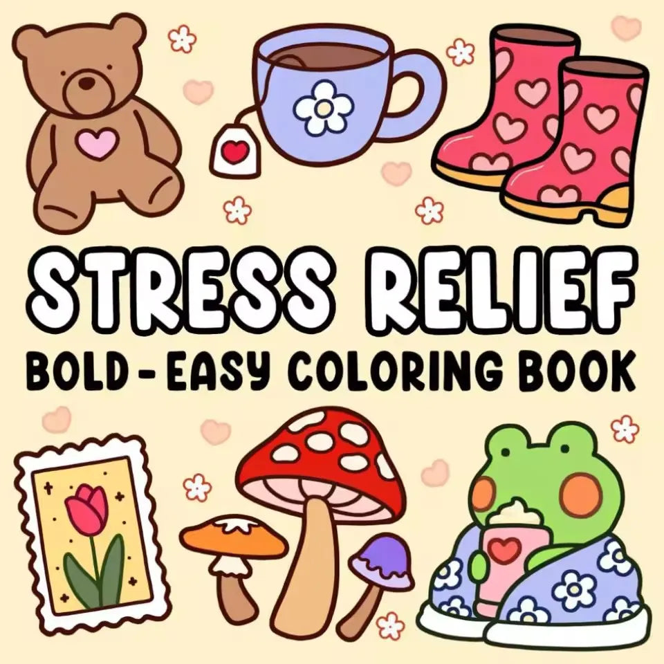 Cozy Coloring Books Adults Teens Stress Relief Creative Fun Activity