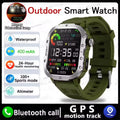 Men's Smart Watch LED Flashlight IP67 Outdoor Sports Watches