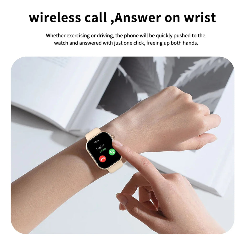LOMAXFR Smartwatch – Wireless Calling, Multi-Sport, iOS & Android