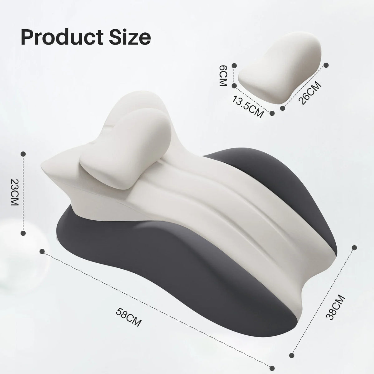 Memory Foam Wedge Pillow | Ergonomic Multi-Position Support