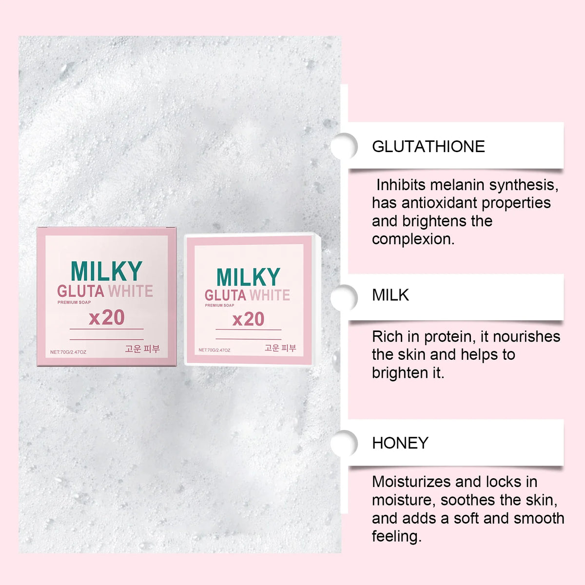 Milk Body Moisturizing Soap – Gentle Hydrating Cleansing Bar