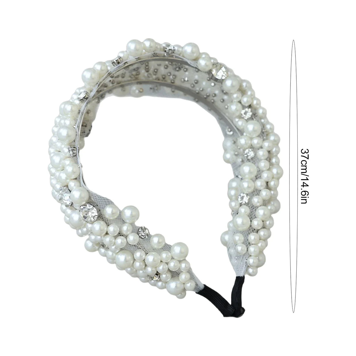 Vintage Pearl Bridal Headband | Handmade Multi-Row Wedding Hair