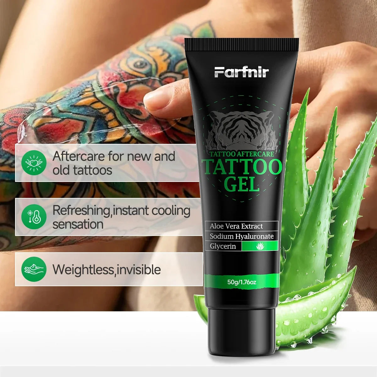Tattoo Care Cream – Brightening & Long-Lasting Moisturizer 50g