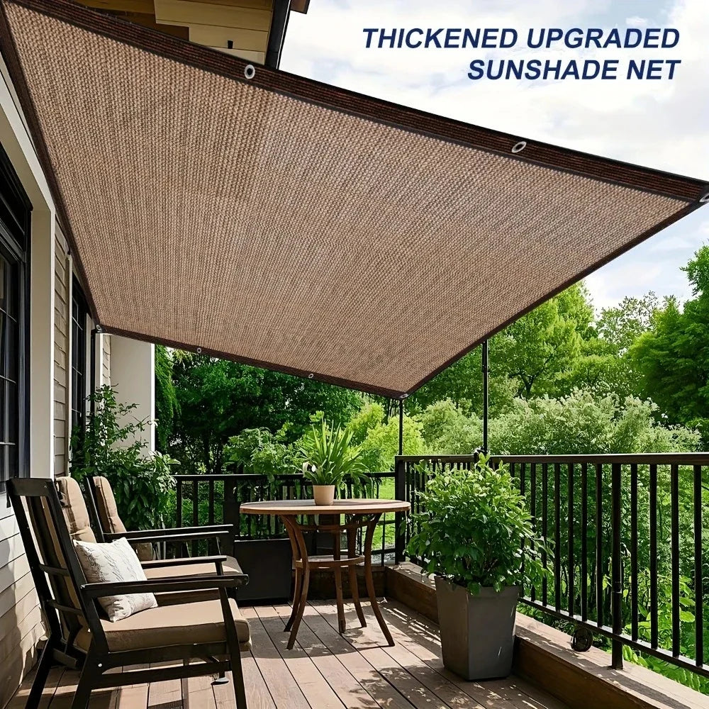 Garden Shade Cloth with Grommets | Patio Pergola Sun Cover