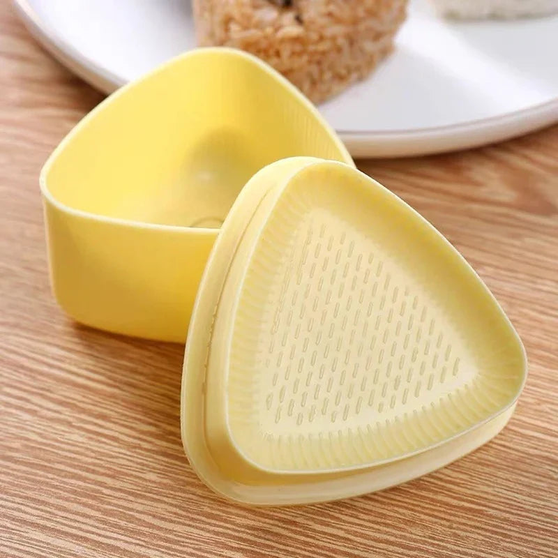 2-Pc Triangular Onigiri Sushi Rice Ball Mold Set | DIY Bento