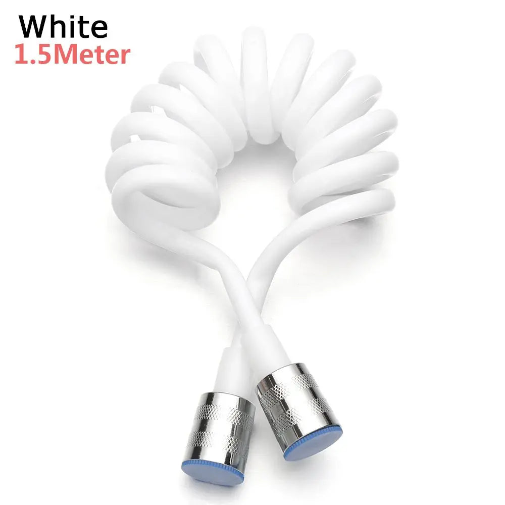 1 5 2 3meter Telephone Line Anti-wrap Spring Shower Hose Toilet Bidet