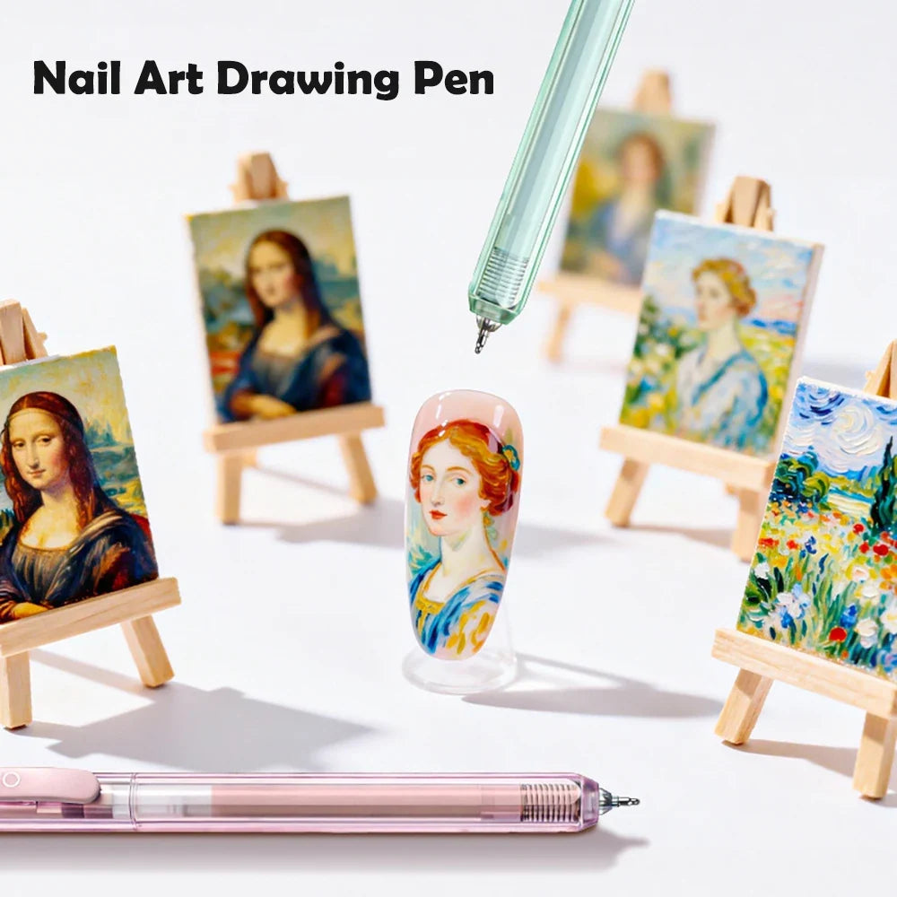 Multi Colored Acrylic Pen 0 8 Neutral Used Painting Nail Art Student