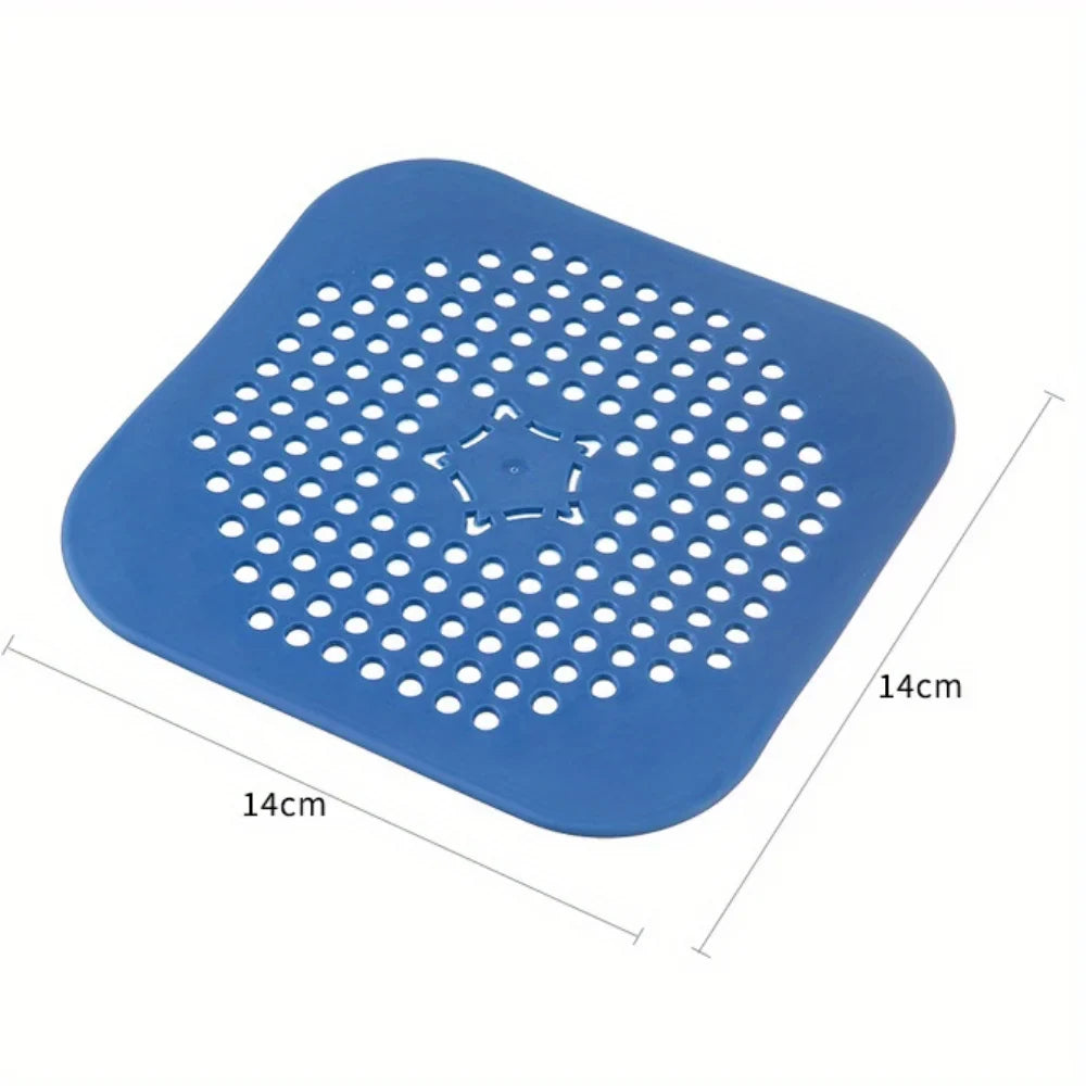 3 Silicone Suction Cup Floor Drain Sticker Bathroom Sewer Hair Filter
