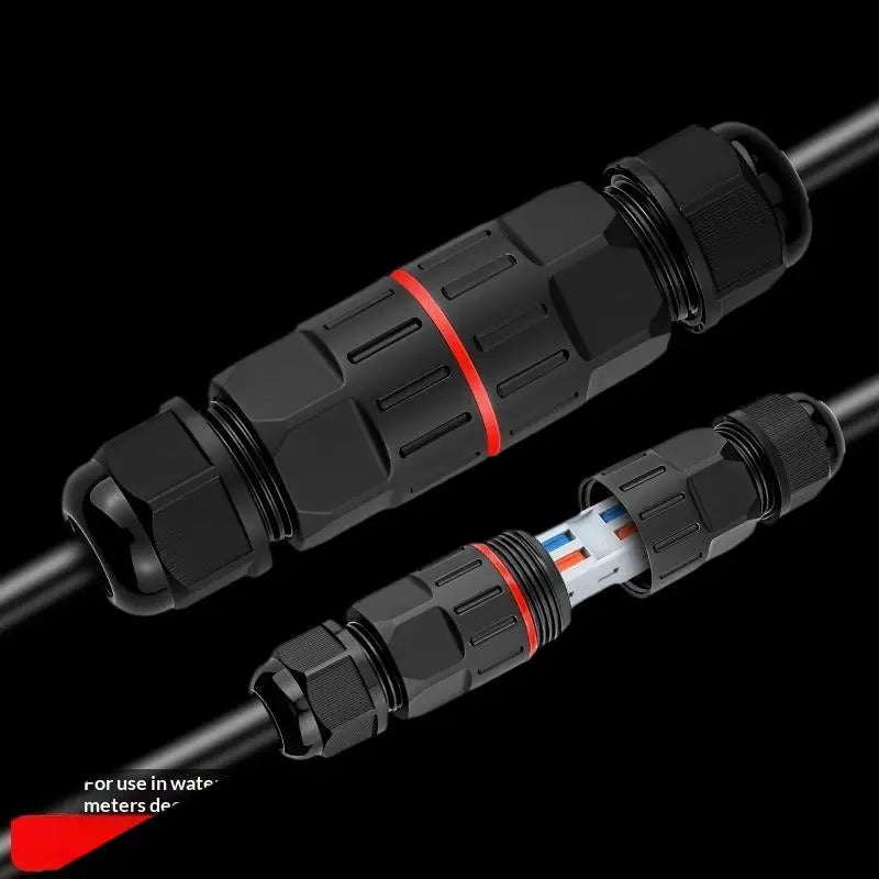 IP68 Waterproof Cable Connector 2-In 2-Out Quick Terminal Block