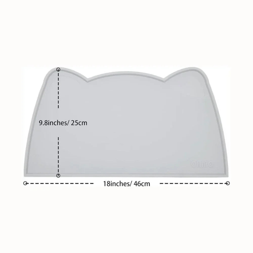 Silicone Non-Slip Pet Feeding Mat for Dogs & Cats