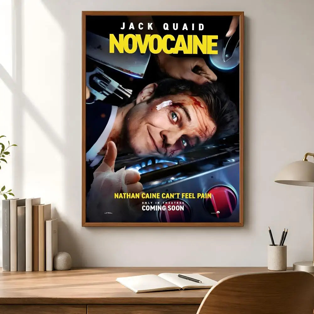 Novocaine Movie Poster HD Waterproof Sticker | Wall Décor