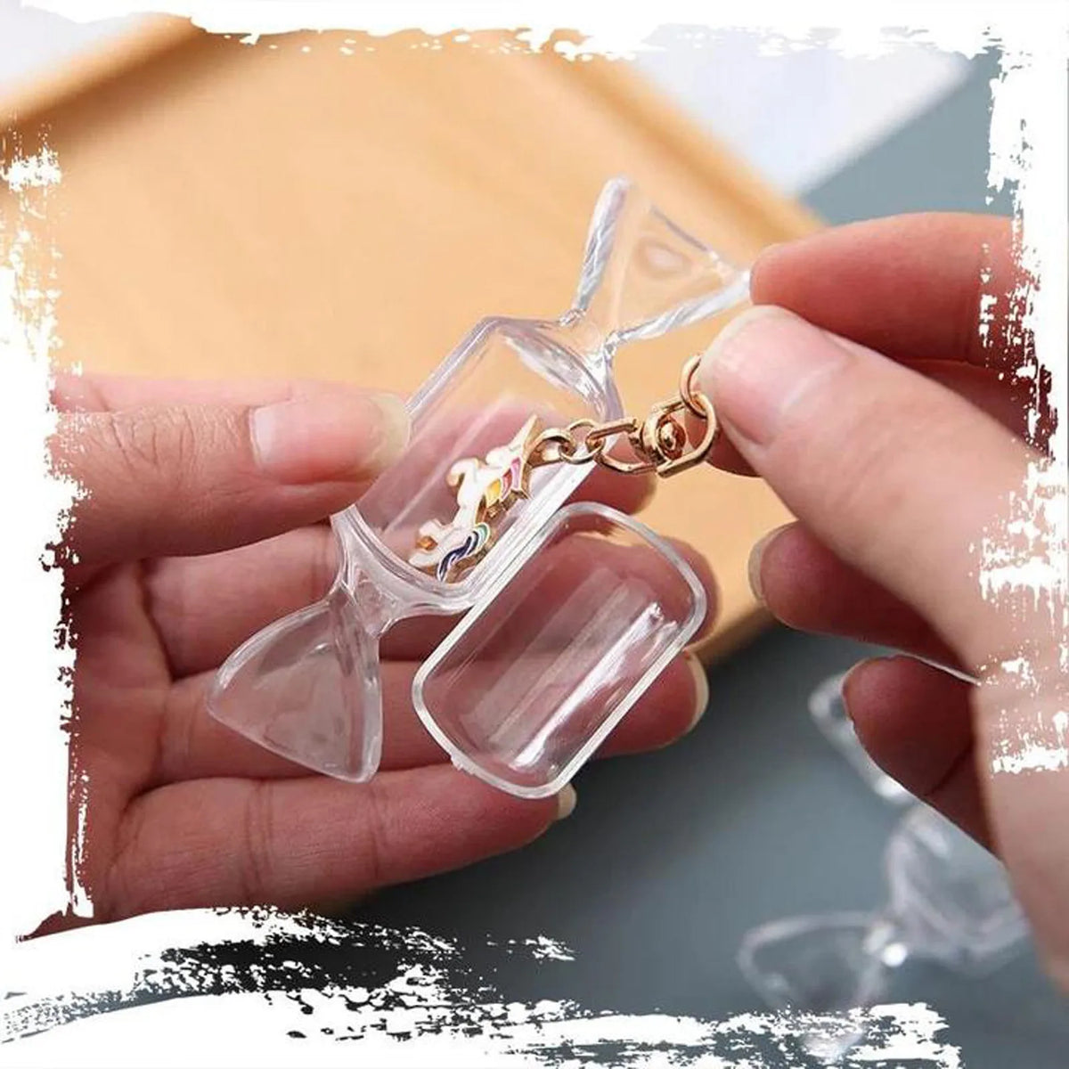 Candy Shape Transparent Jewelry & Earring Storage Box