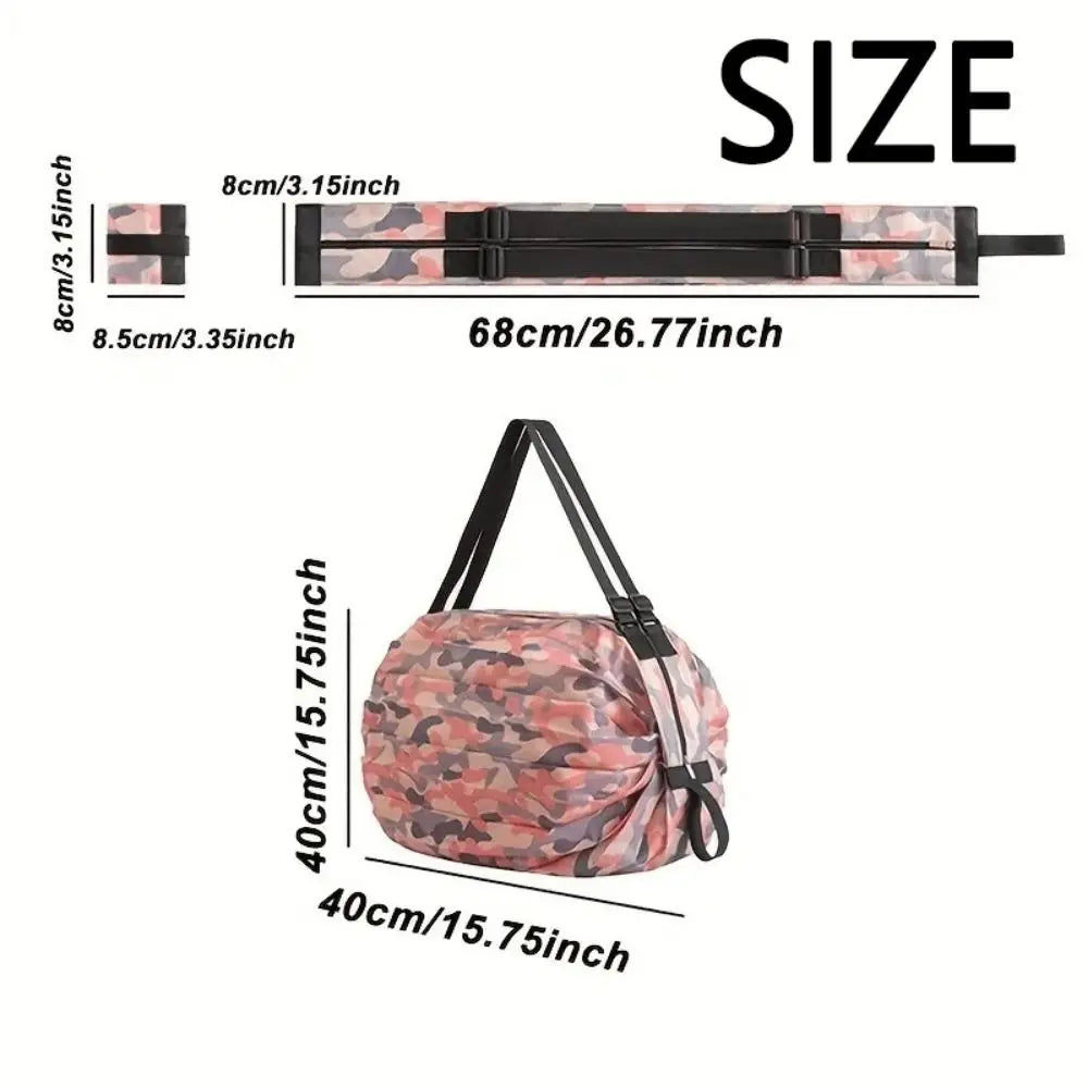 Foldable Reusable Shopping Bag | Waterproof Eco Tote