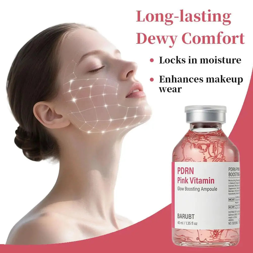 PDRN Pink Glow Ampoule – Collagen, Peptide & Hyaluronic Acid