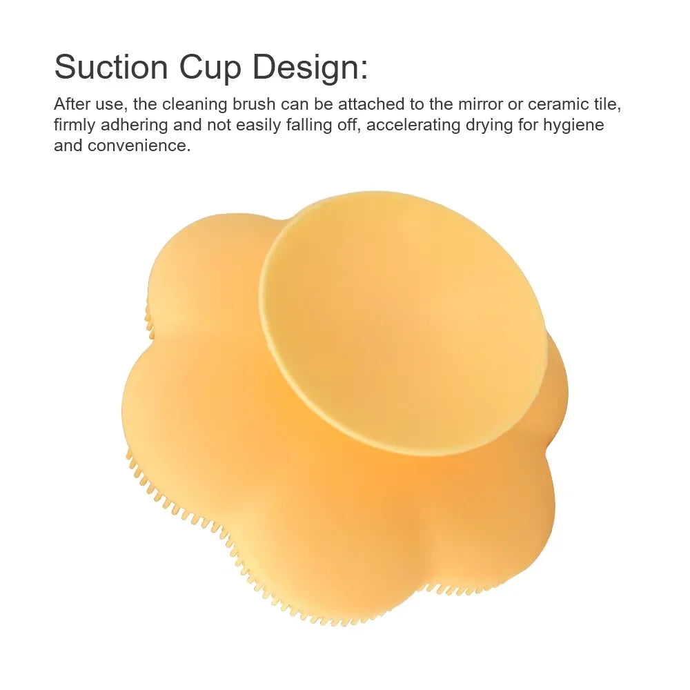 Silicone Exfoliating Shower Brush – Body & Scalp Massager