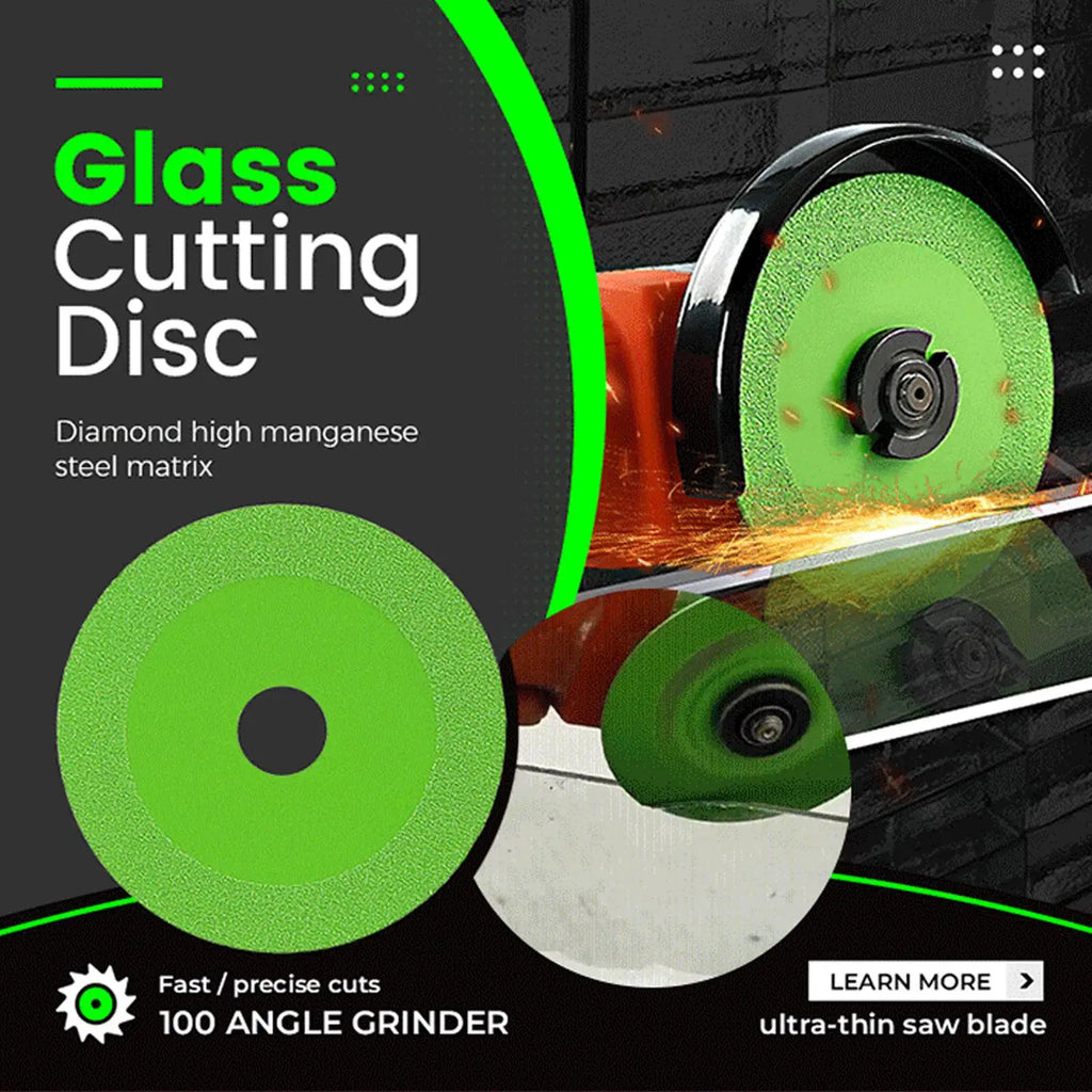 Glass Cutting Disc 100 Ultra-thin Saw Blade Diamond Jade Wine Bottle