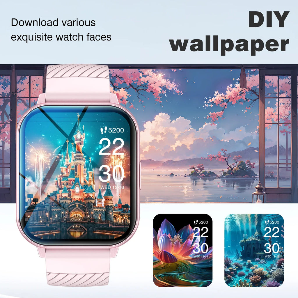 LOMAXFR Smart Watch 1.83" HD – Calls, Sports & Custom Dials