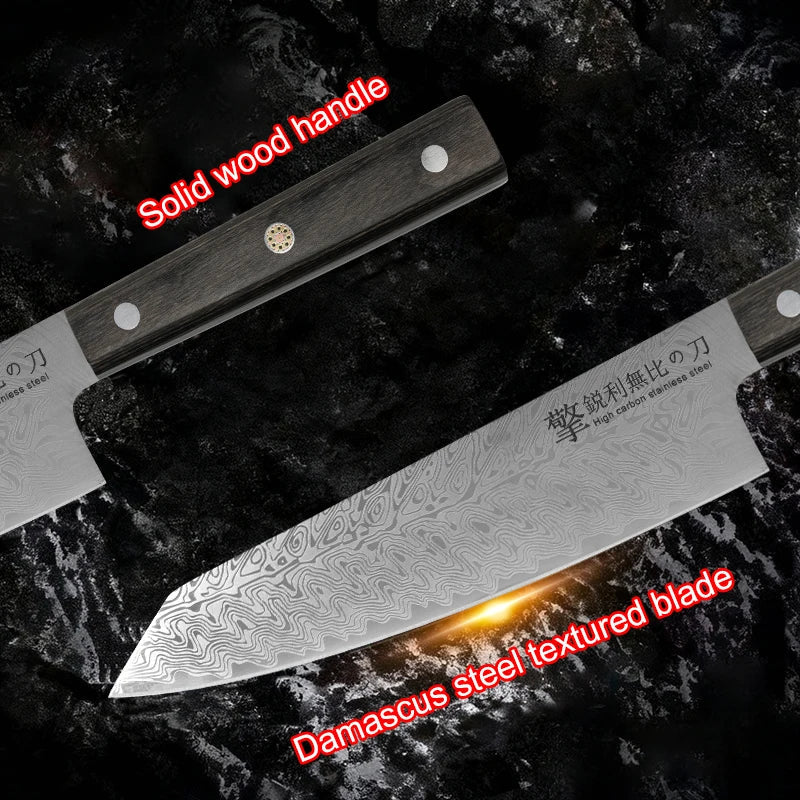 Damascus Kitchen Knife – Japanese Stainless Steel Petty Knife