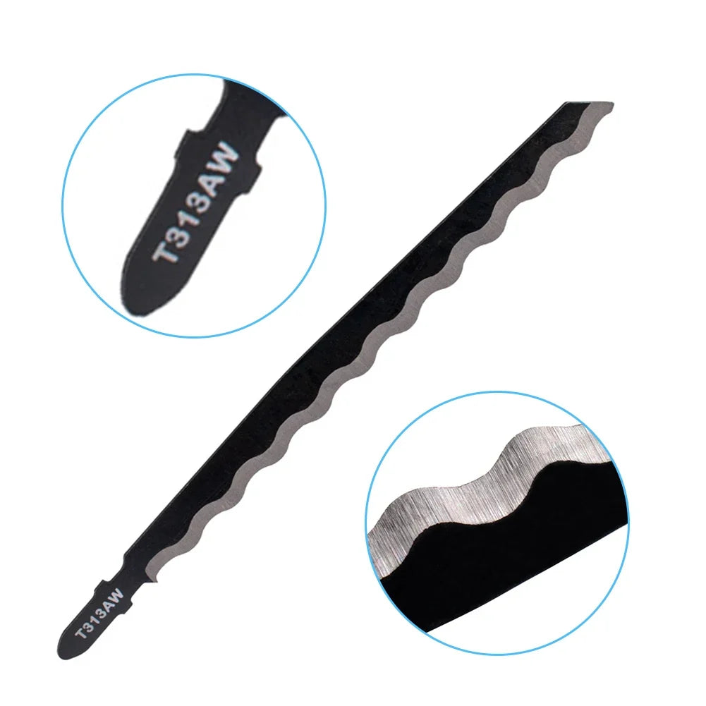 152mm HCS Jig Saw Blade | Carbon Steel – Leather, Plastic & Wood