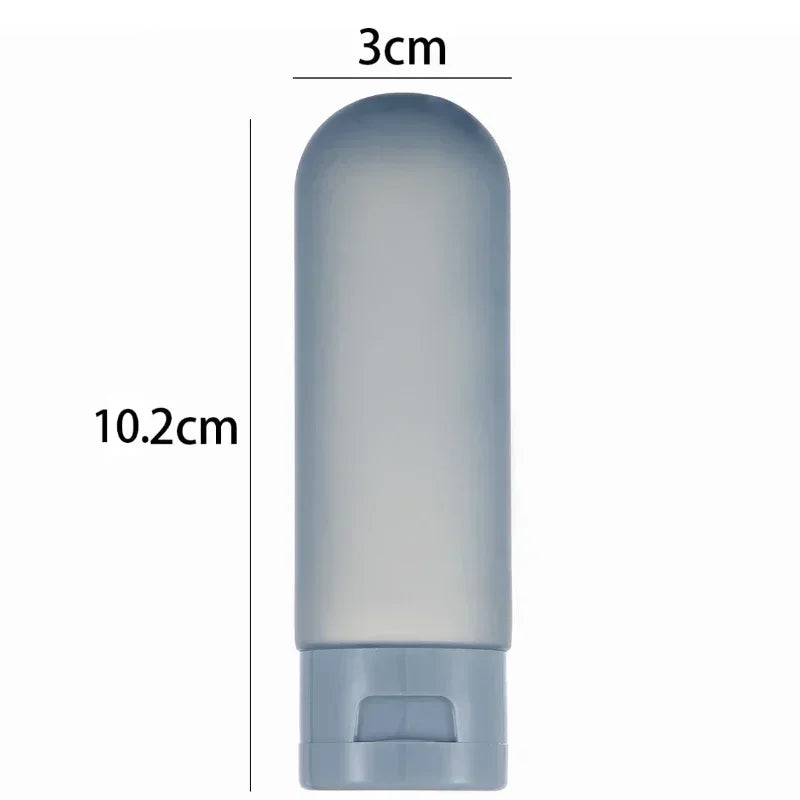Portable Plastic Tubes Bottling Bottle Cylindrical Squeeze Bottles