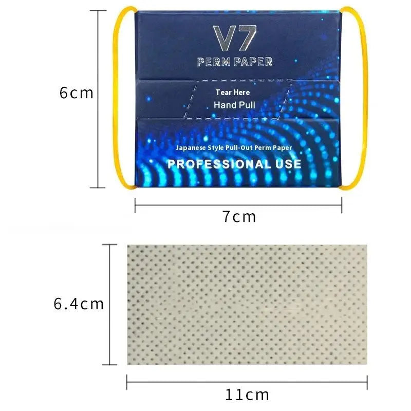 Hair Perm End Papers 200pcs – Disposable Curling Papers