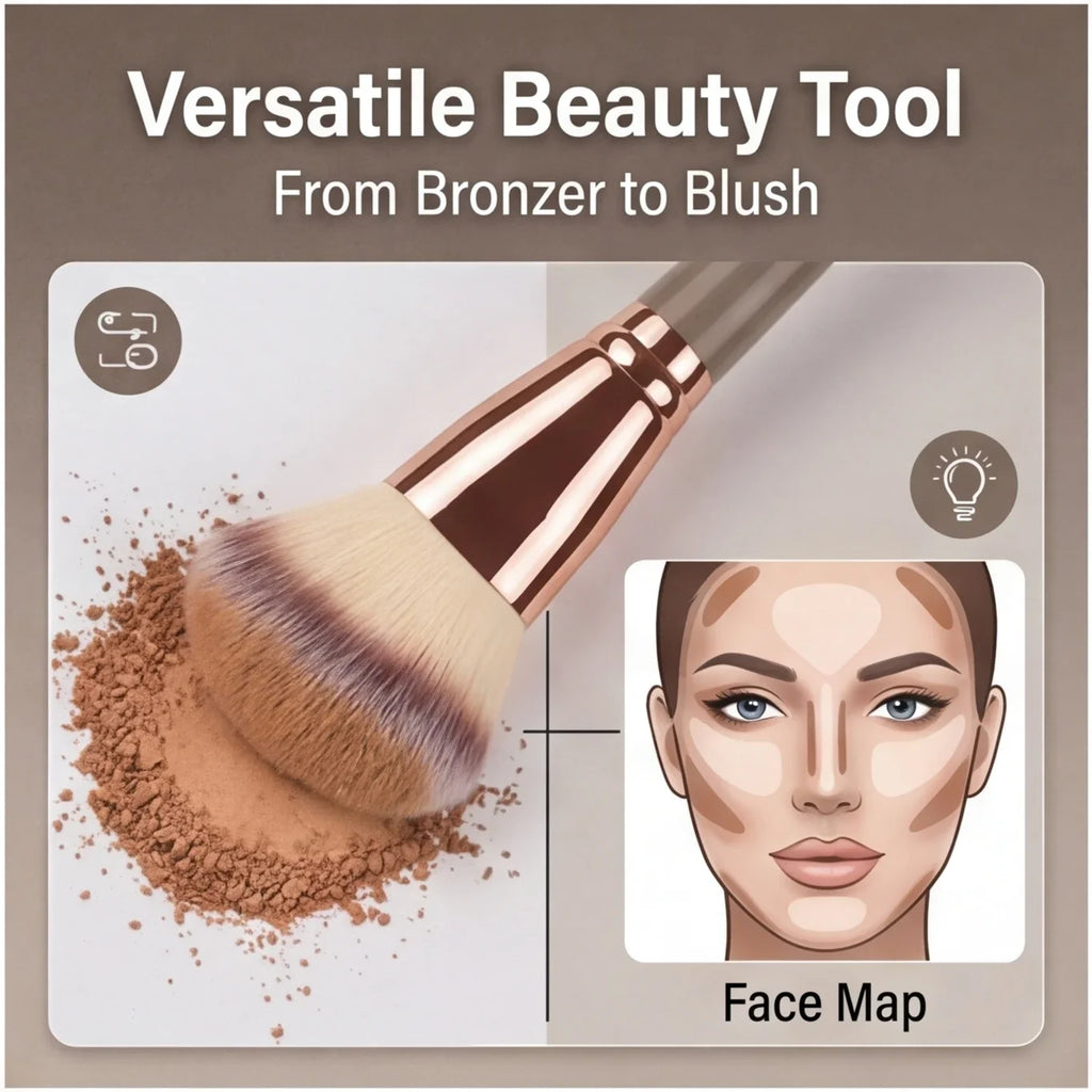 Premium Contour Brush Face Makeup Blush Bronzer Perfect Cheek