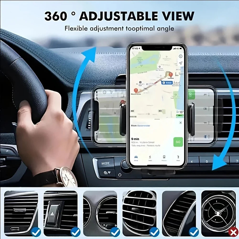 Gravity Car Phone Holder Air Vent 360° Mount | Universal Fit