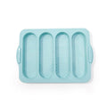 4-Grid Silicone Bread & Cake Mold – Rectangular Baking Pan