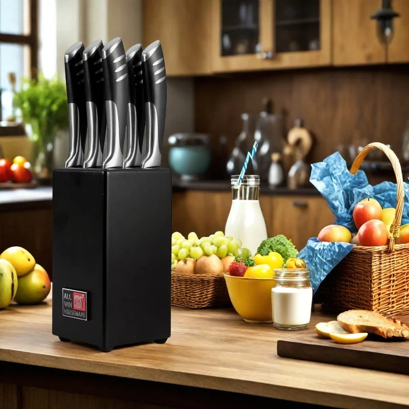 6-Piece Steak Knife Block Set | High Carbon Stainless Steel
