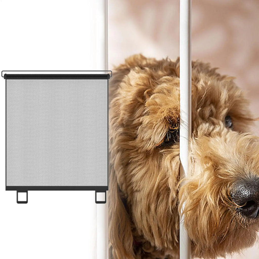 Retractable Pet Gate No-Drill Safety Mesh Fence | 3 Sizes
