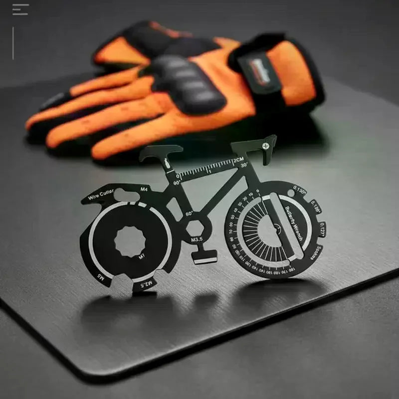 20-in-1 Multitool Card – Keychain Screwdriver & Bottle Opener