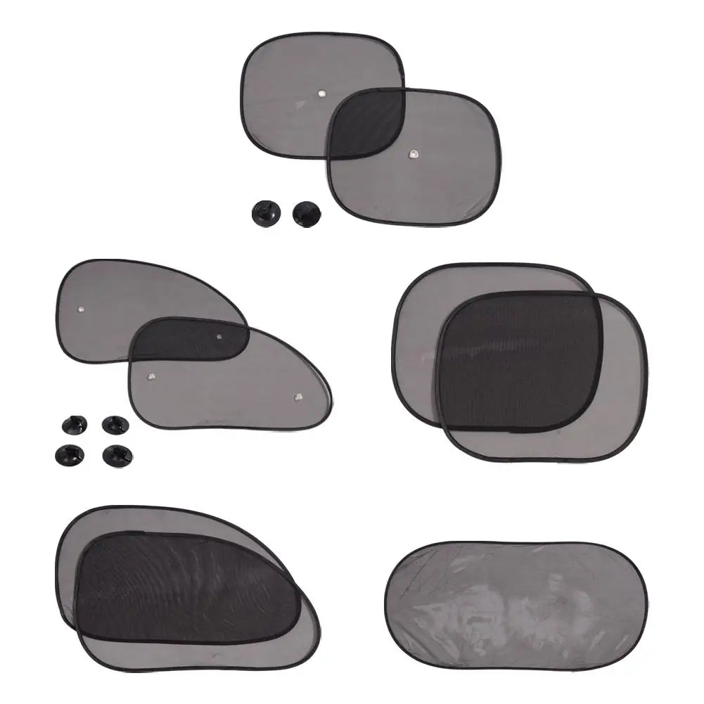 2-Pack Mesh Car Side Window Sun Shades – UV & Heat Blocking