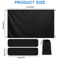Outdoor Portable Shower Curtain – Waterproof Oxford Cloth & Magnetic