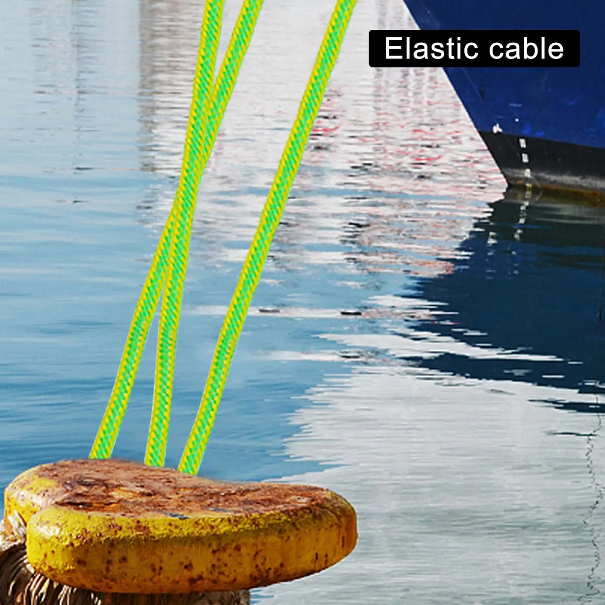 Elastic Bungee Dock Line – Heavy Duty Marine Mooring Rope