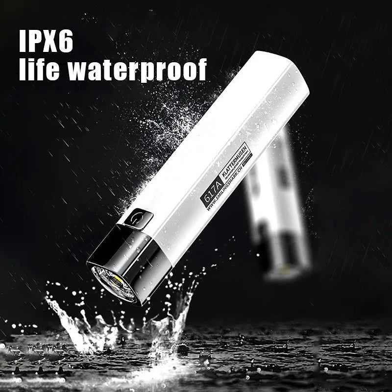 Mini USB Rechargeable Flashlight – Portable Hiking EDC Torch