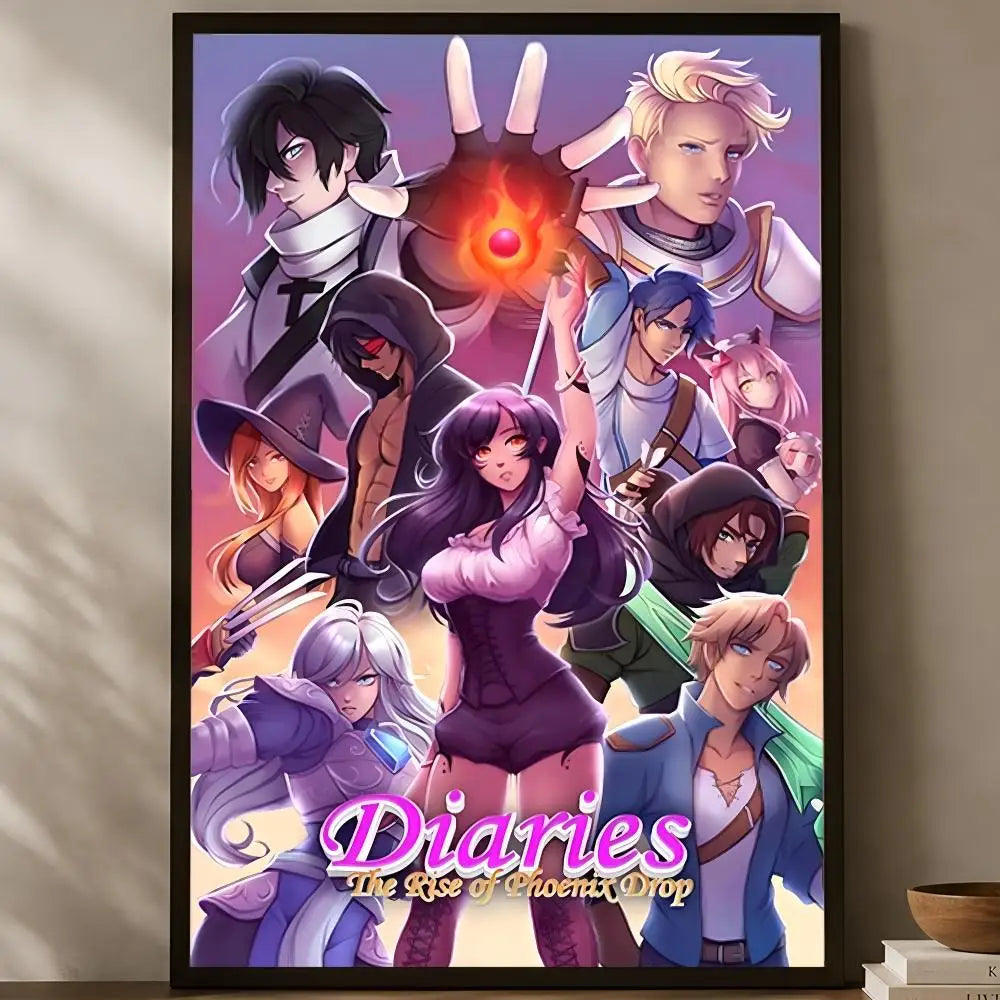 Aphmau Self-Stick HD Wall Art Poster – Waterproof Room Decor