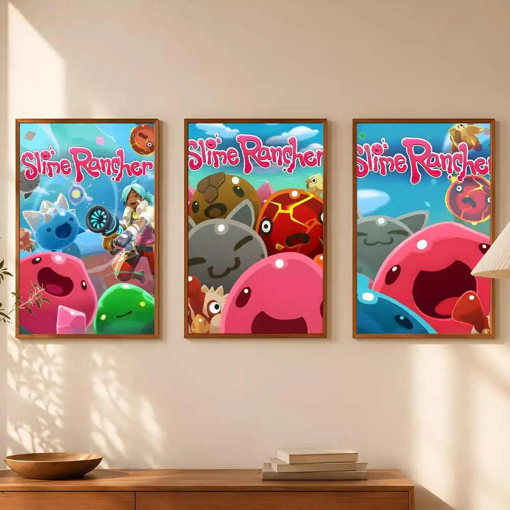 Slime Rancher Game Poster – Self-Stick HD Waterproof Wall Art