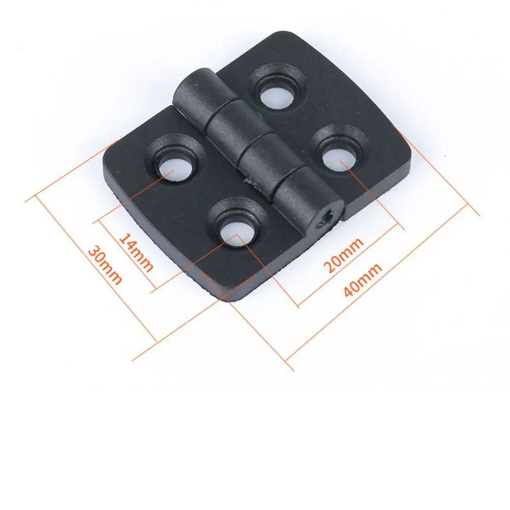 Professional ABS Plastic Door Hinge Black Durable Cabinet