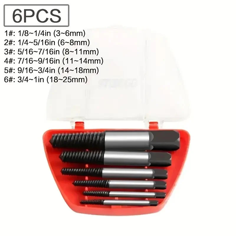 Broken Head Screw Extractor Coarse Teeth Fine Water Tap Thread