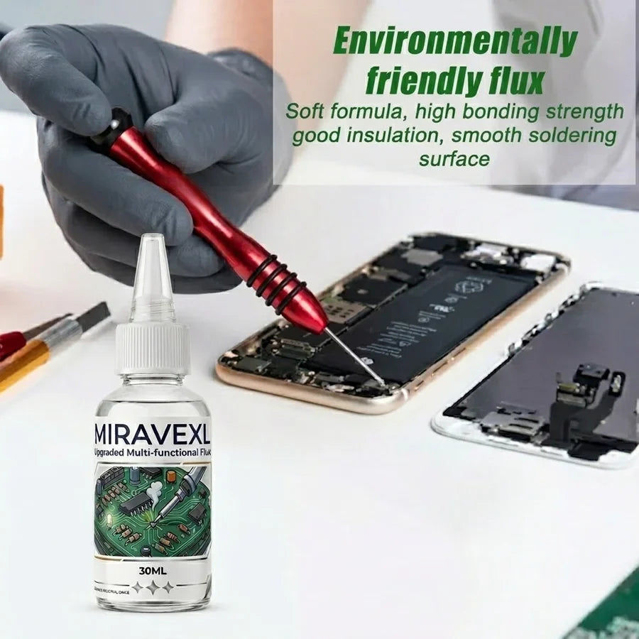 Liquid Soldering Flux – Steel, Copper, Nickel & PCB | No-Clean