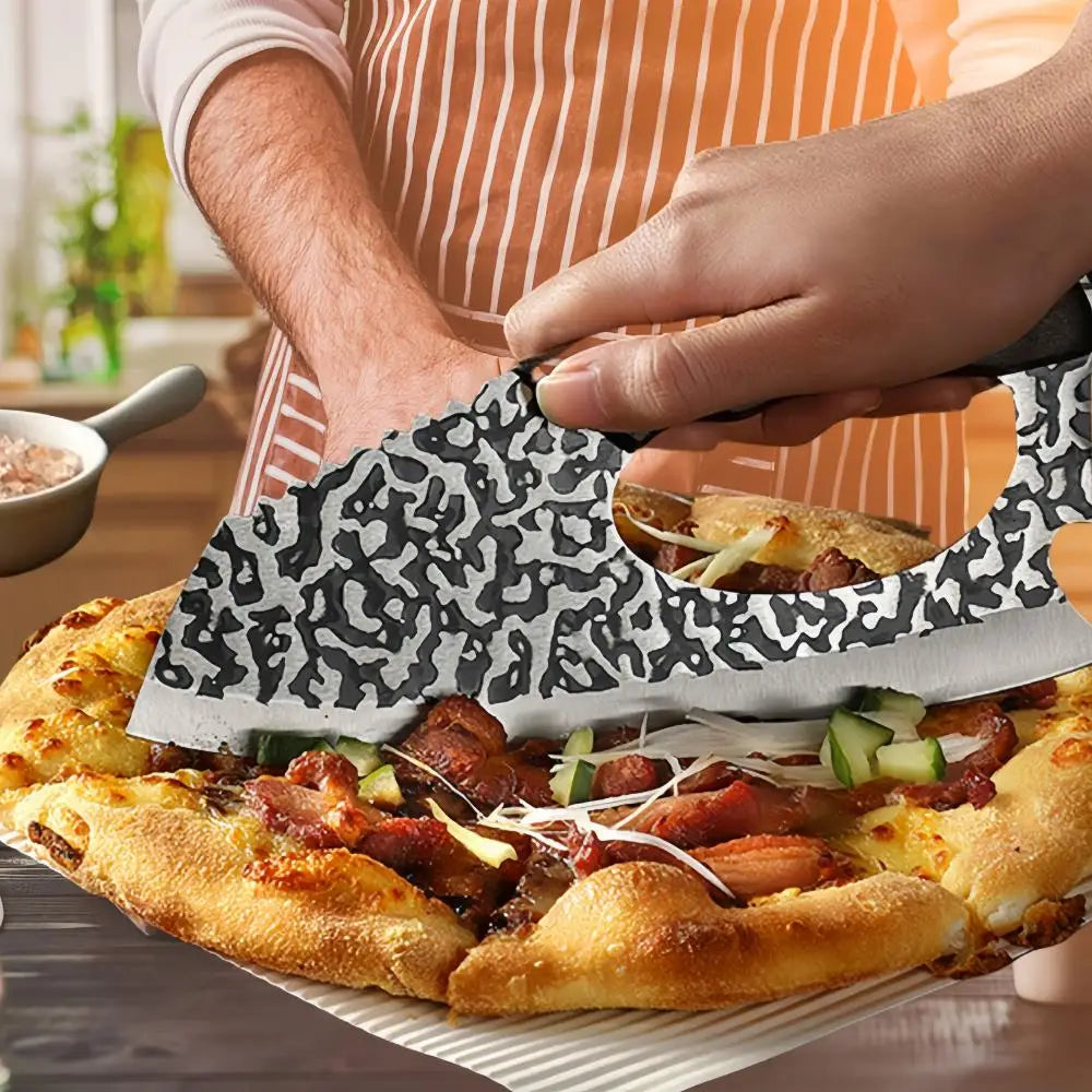 Stainless Steel Chef's Cleaver & Slicing Knife – 21.5cm