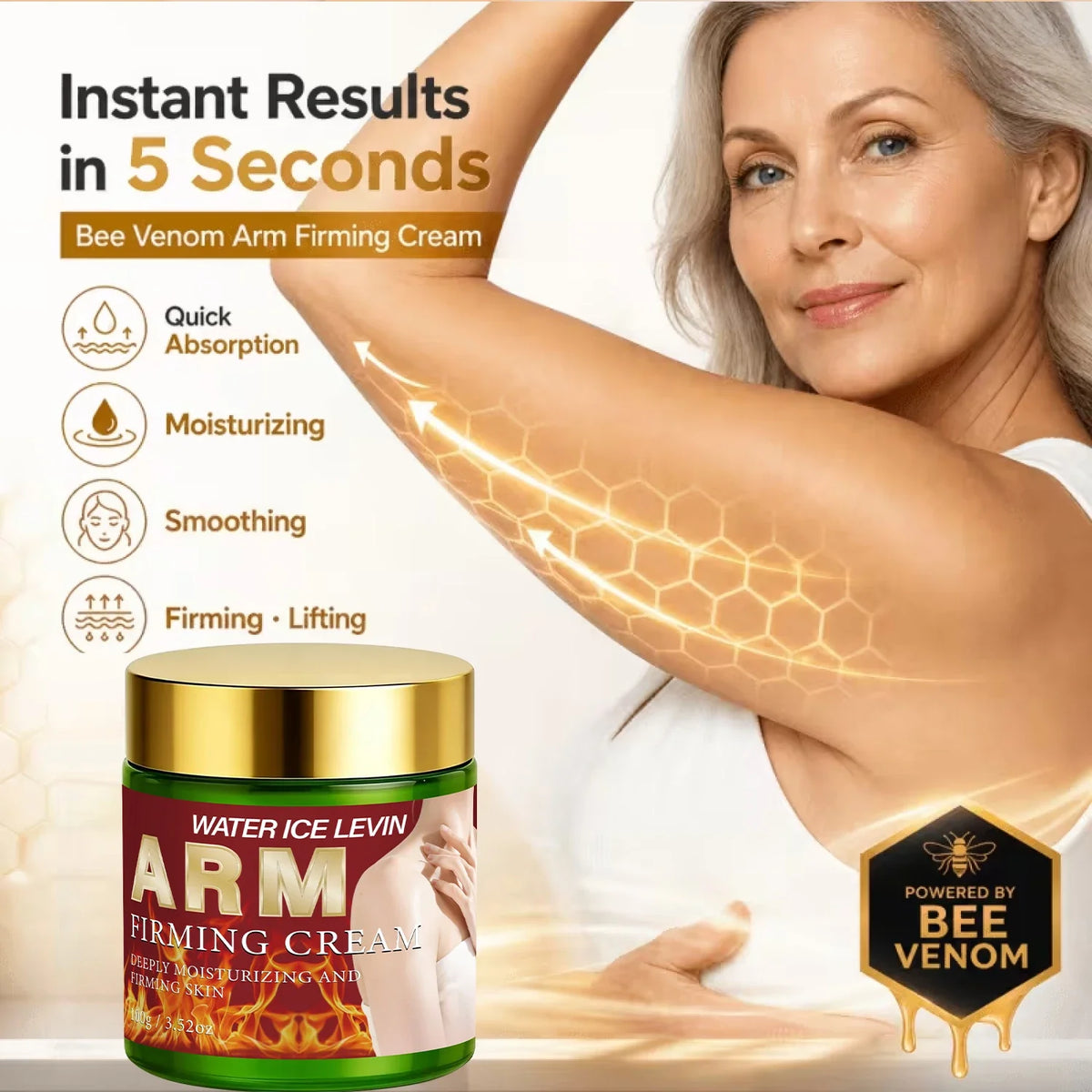Magnesium Arm Firming Cream – Moisturizing & Tightening Body Cream