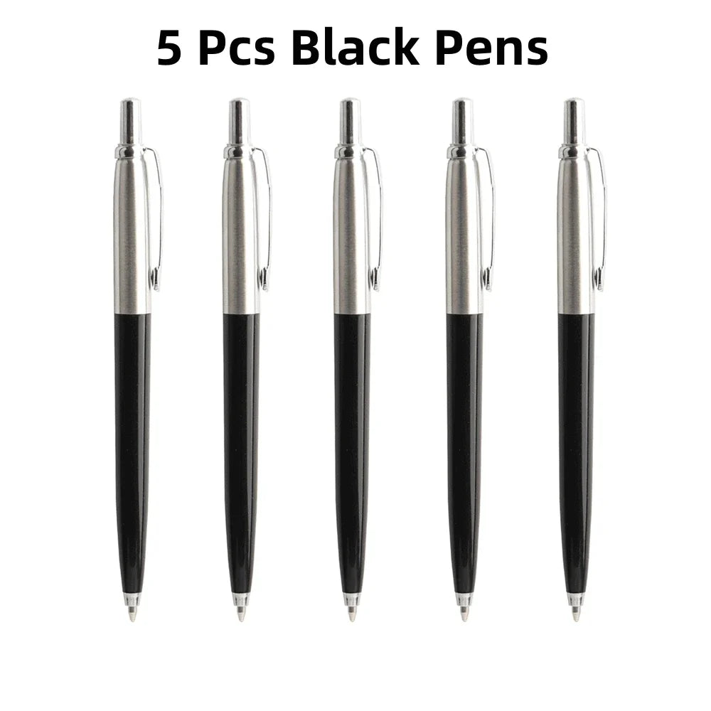 Metal Ballpoint Pens G2 Refill Blue Ink Automatic Promotional Writing