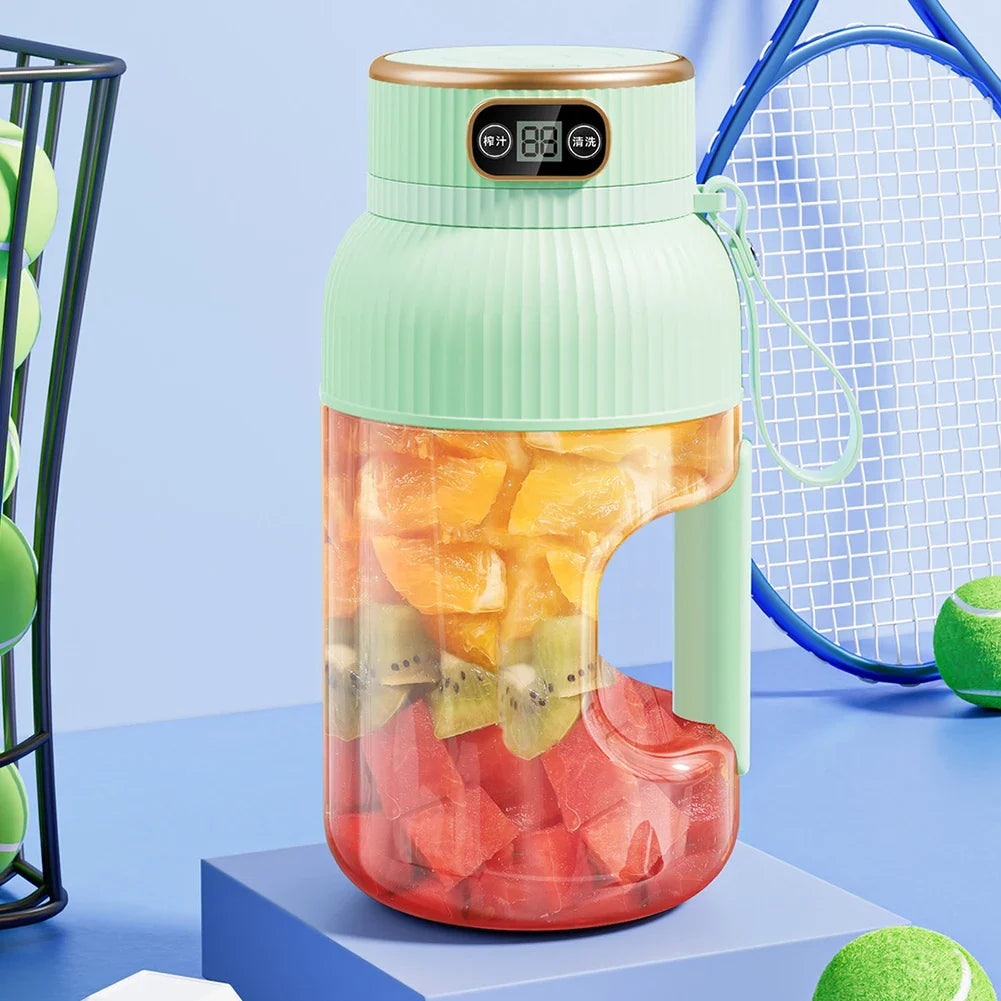 Multiyilego 1200ml Portable Electric Juicer Blender Smoothie Cup