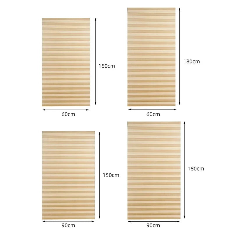 Self-Adhesive Pleated Blinds | Half Blackout Window Shades