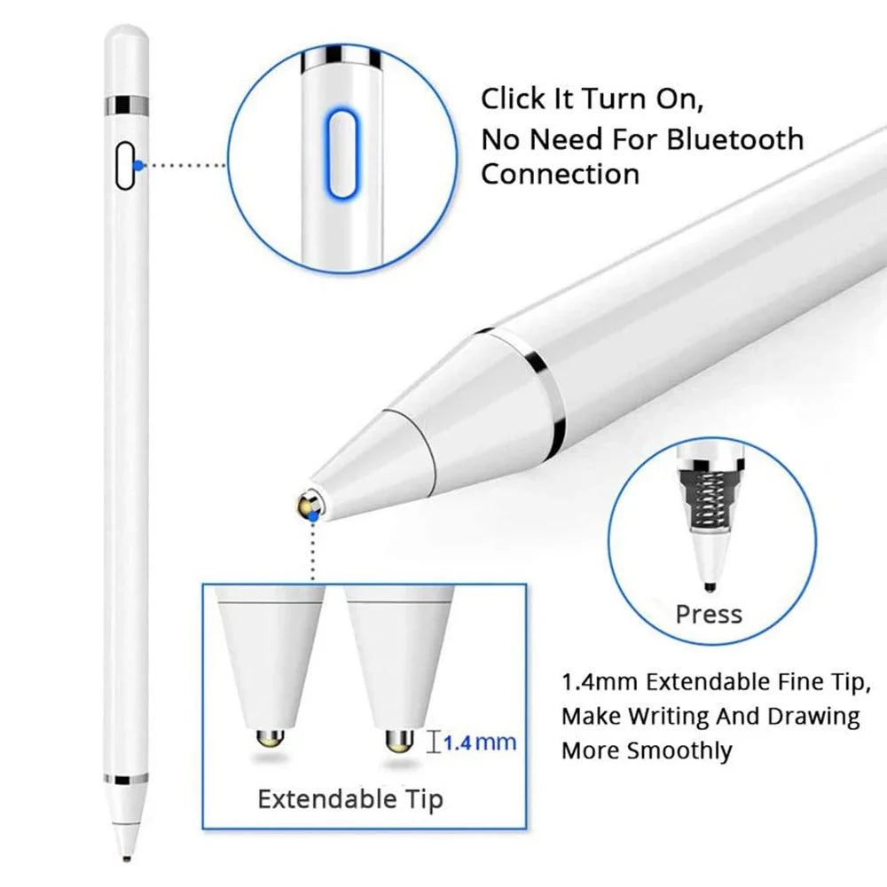 Universal Stylus Pen for iPad, Android & iOS Tablets