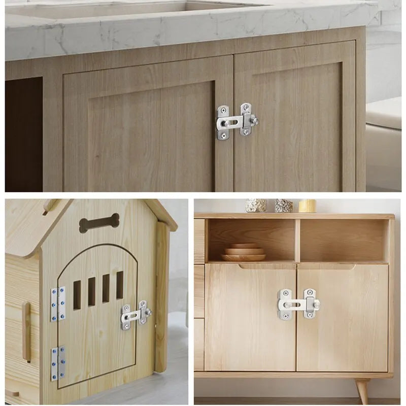 Barn Door Hook & Eye Latch – Cabinet, Window & Gate Bolt Lock